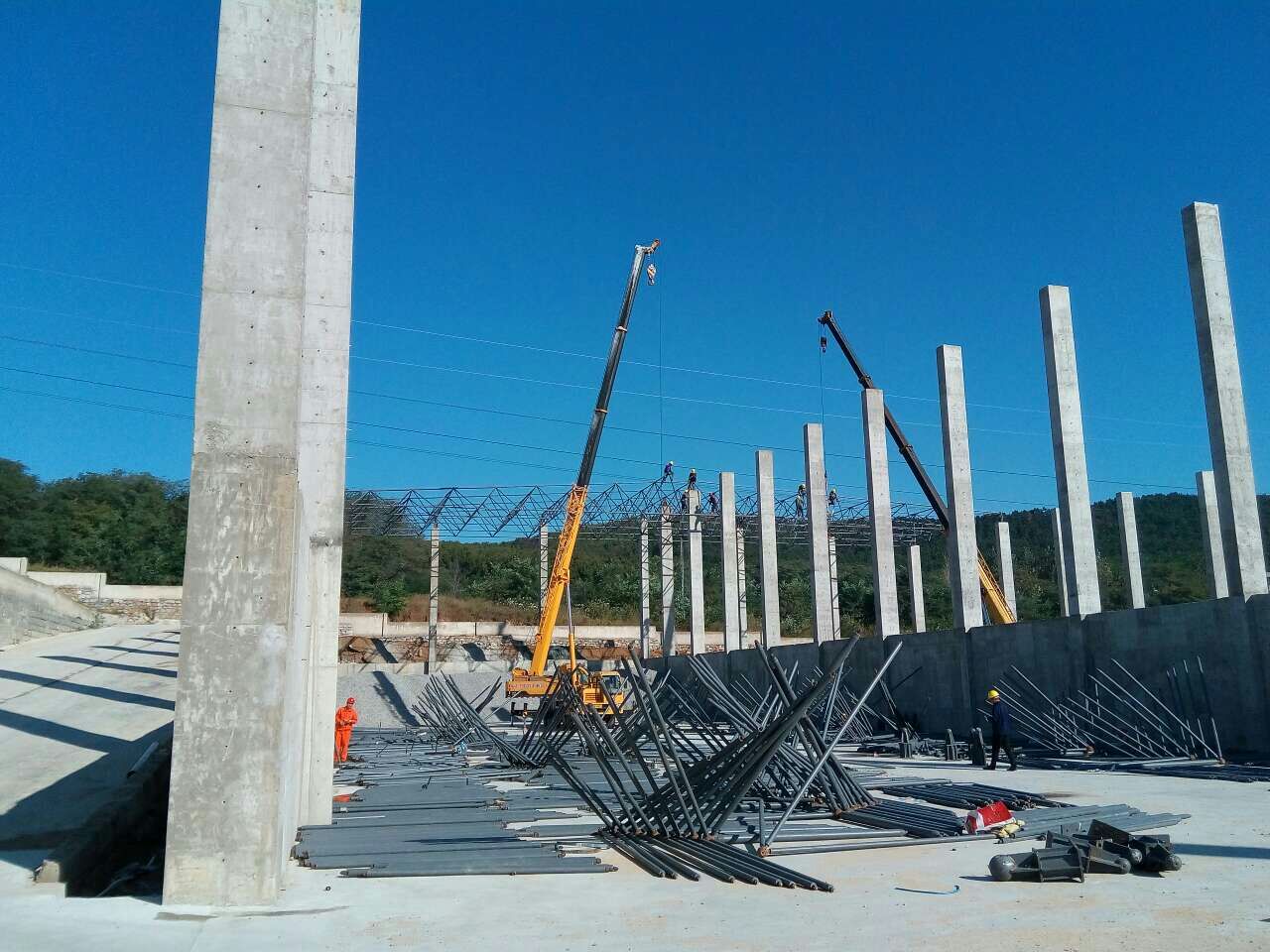 吐鲁番搅拌站网架